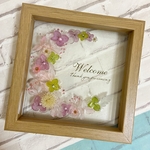 【セミオーダー 受付】ハーバリウム ネームプレート ウッド2