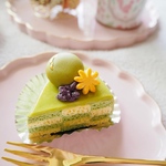 新作＊和風サンセバスチャンケーキ（抹茶）