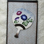 トールペイント　「Y様ご依頼品」うちわのプレート