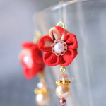 つまみ細工✿ピアス