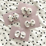   polka dot funwari mini kids clip　※ヘアゴムに無料変更可能