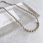 ネックレス　stainless ball chain necklace +4   ステンレス/シルバー/初夏/夏