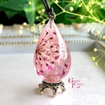 花雫【桜】　ネックレス/ペンダント　レジンアクセサリー