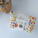 (5/14 New)botanical swag & flower・マルチに使える大人可愛い切り替えポーチＭサイズ