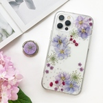 ❤千鳥草  押し花ケース スマホリング iPhone13Pro Xperia Galaxy AQUOS  GooglePixel HUAWEI iPhoneケース スマホケース