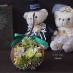 大切な人へ伝えたい想い 幸せの木の実 ♡ ブッダナッツ・アレンジ No.391 m ブッタナッツ　母の日　父の日　結婚　お祝い　引越し　就職　お別れ　転勤