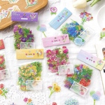 フレークシール　お花　カラフル