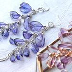 藤の花💜💙ピアス/イヤリング