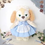 シアーチェックエプロンワンピ＆リボンゴム(クッキーアンSサイズ用コスチューム)