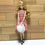 NO.340 チューブトップワンピースと帽子セット