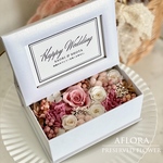 再販3【送料無料】フォトフレーム プリザーブドフラワーアレンジメント ペッパーペリー バニラピンク ピンク系ニュアンスカラー