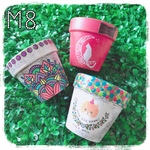 【M8】リメイク鉢3個セット