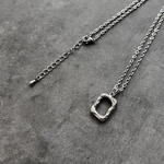 ▷ Square Stainless necklace