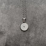 New ▽ Cross Stainless necklace