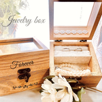 名入れ アクセサリーボックス 【1週間以内発送】リングピロー ウエディング 結婚祝い 結婚記念 リングケース ジュエリーボックス結婚指輪 オーダー