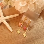 【SALE★】フラミンゴのイヤリング