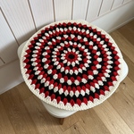 【tilly-g087様オーダー作品】カラフルぐるぐる円座　2枚