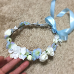 お子様用花冠♡ブルー