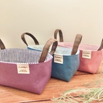 帆布の小物入れ＊オシャレ＊ナチュラル＊カラー帆布