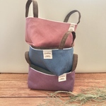 [オーダー品] 帆布の小物入れ＊オシャレ＊ナチュラル＊カラー帆布
