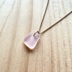 14kgf／シーグラスネックレス_pink