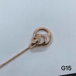 1本　G15 ピンクゴールド　INS風かんざし　結びかんざし　かんざし　