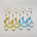 【ミク様専用】💙ひらりと桜イメージピアス🌸