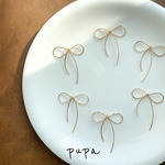 [4ピース] ゴールドリボンチャーム