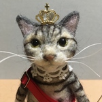 no.89 プリンスサバトラ　猫　フェルト