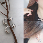 Crescent Moon silver 【チタンポストピアスのみ】シンプル　シルバー　ピアス　イヤリング　春　夏　フープ　モード　カジュアル　モノトーン