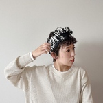 【送料無料】コットンリネンで作るナチュラルシンプルなワイヤー入りボリュームターバン ヘアアクセサリー