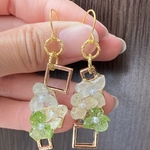 アシメ紫陽花ピアス[送料無料]