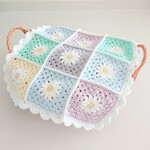 お花  ＊ マーガレット ＊ マルチカバー ＊ 30×38cm