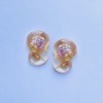 💠受注製作💠Clear Hydrangea(タイプ2、ピアス・イヤリング)