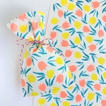 【WRAPPING PAPER】チューリップ（4枚入り/ラッピングペーパー）