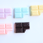 大人気板チョコ　MILKチョコ デコパーツ　5個入り