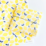 【WRAPPING PAPER】レモン（4枚入り/ラッピングペーパー）
