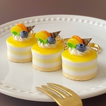 シトラスムースケーキキーホルダー（ラウンド）