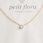 14kgf-petit jewelry ネックレス（4mmＣＺ6本爪 ）