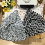 ⭐️新作⭐️2色結びやすい32×32❤️【再4】お弁当あずま袋シンプルモノトーンブラック又はグレー