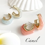 サマーカラーハーフフープピアス／イヤリング