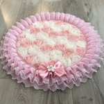 1209908様✨御専用でございます　　　　　Roseプリンセスカフェマット✨犬用　（直径51ｾﾝﾁ）