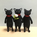 no.90 (予約品)黒猫3兄弟