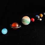 めいこ様 ご予約 C太陽系九つの惑星ネックレス  太陽付きロングタイプ