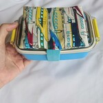 再販　お弁当 保冷剤入れ　ランチベルト【 新幹線 】ライトブルー