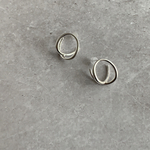 231. silver Circleピアス