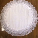 カフェマット　✨純白の妖精✨円形44㎝