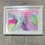 アルコールインクアート　アートパネル