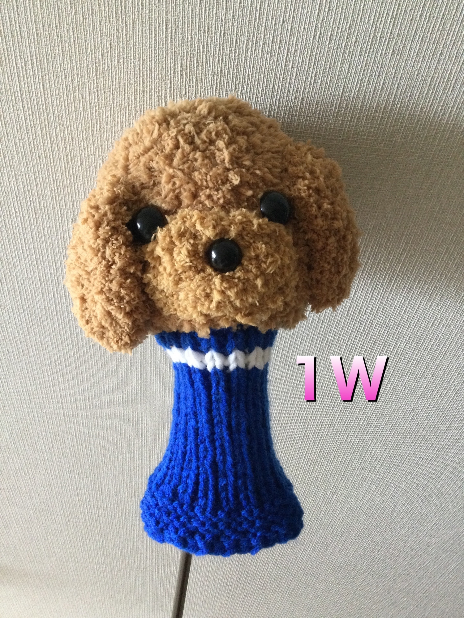 くみっち❣️ゴルフヘッドカバー⛳️ハンドメイド ライト ZOOっとナイスショット！ドライバー用ヘッドカバー H-461