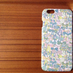 *iPhone5/5s/5c/6/6s*ジェニーズリボンズ*GR*リバティ*カバー*ケース